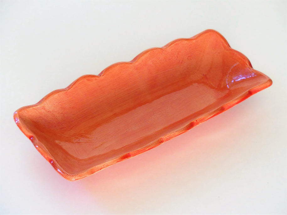 Corbeille festonnée longue