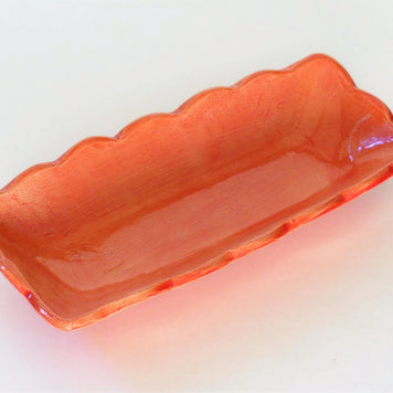 Corbeille festonnée longue