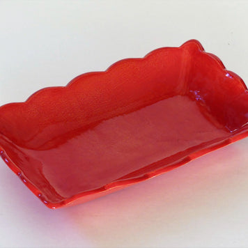 Corbeille festonnée longue