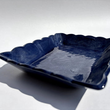 Corbeille festonnée rectangulaire