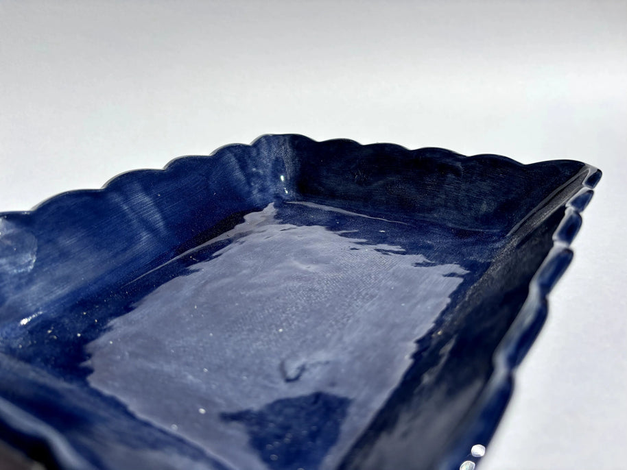 Corbeille festonnée rectangulaire