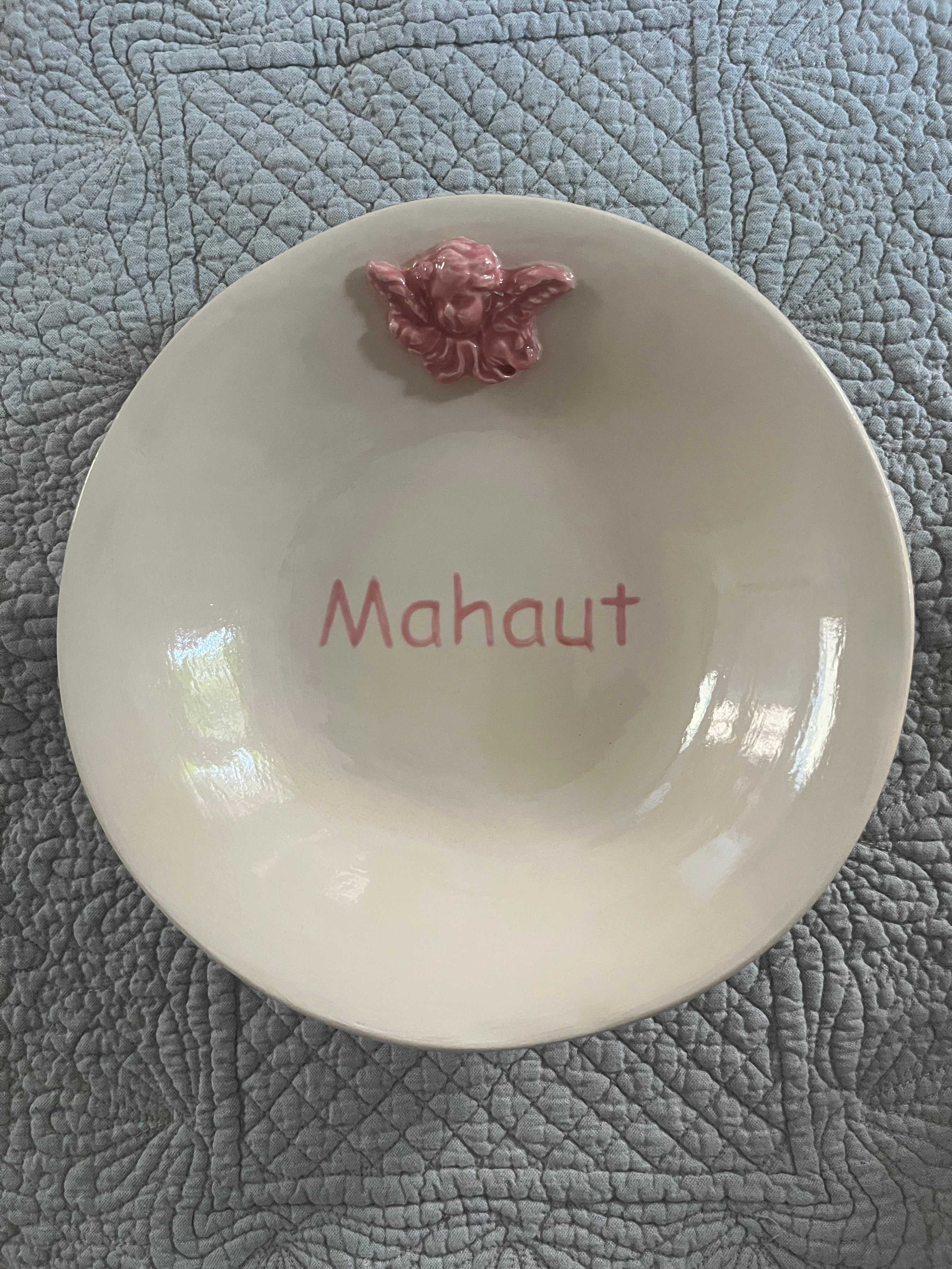 Assiette creuse personnalisée