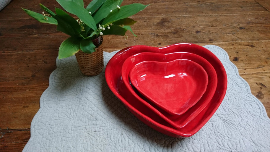 Plat Coeur à gratin ou présentation