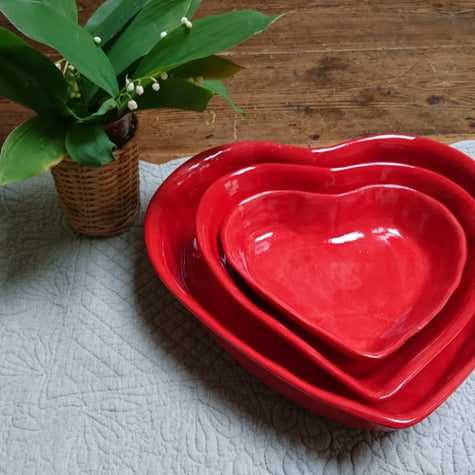 Plat Coeur à gratin ou présentation