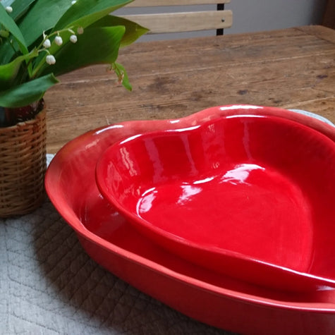 Plat Coeur à gratin ou présentation