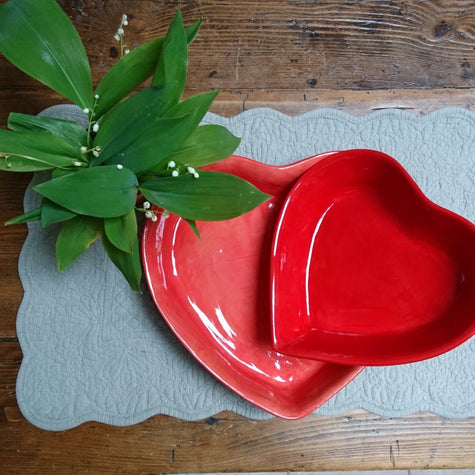 Plat Coeur à gratin ou présentation