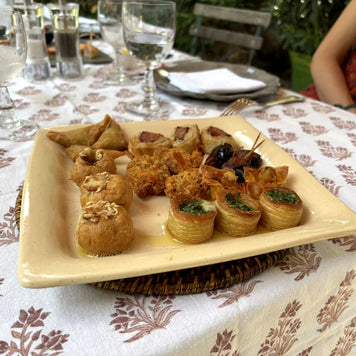 Plat de présentation carré