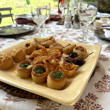 Plat de présentation carré