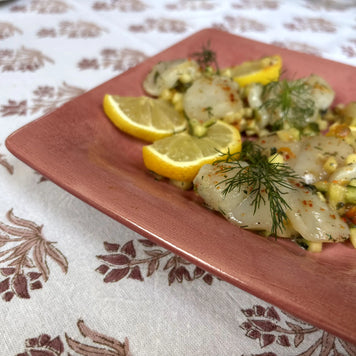 Plat de présentation carré