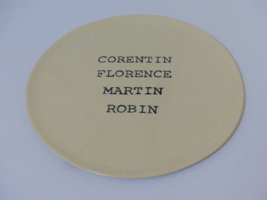 Plat rond personnalisé