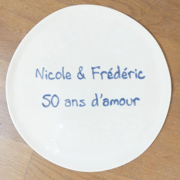 Plat rond personnalisé