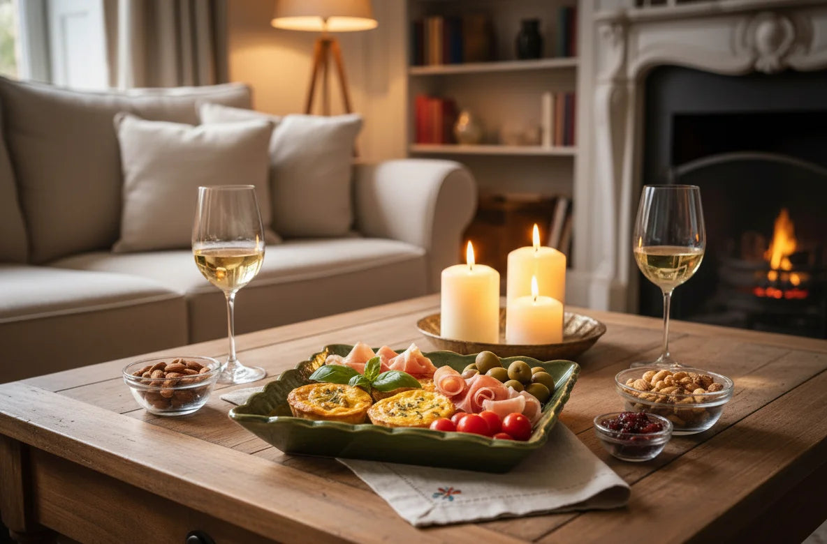 Corbeille festonnée rectangulaire