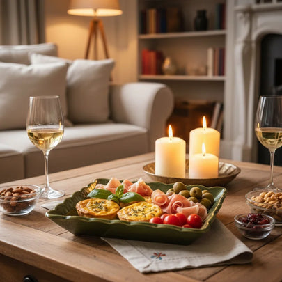 Corbeille festonnée rectangulaire