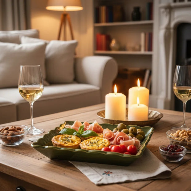 Corbeille festonnée rectangulaire